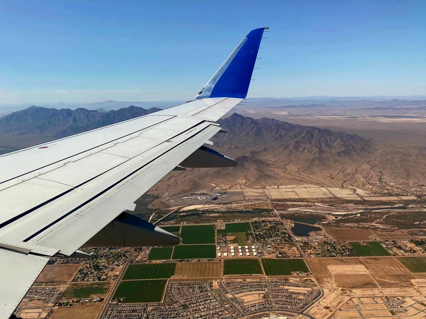 亞利桑那州的上空。Photo credit: Judy Wu