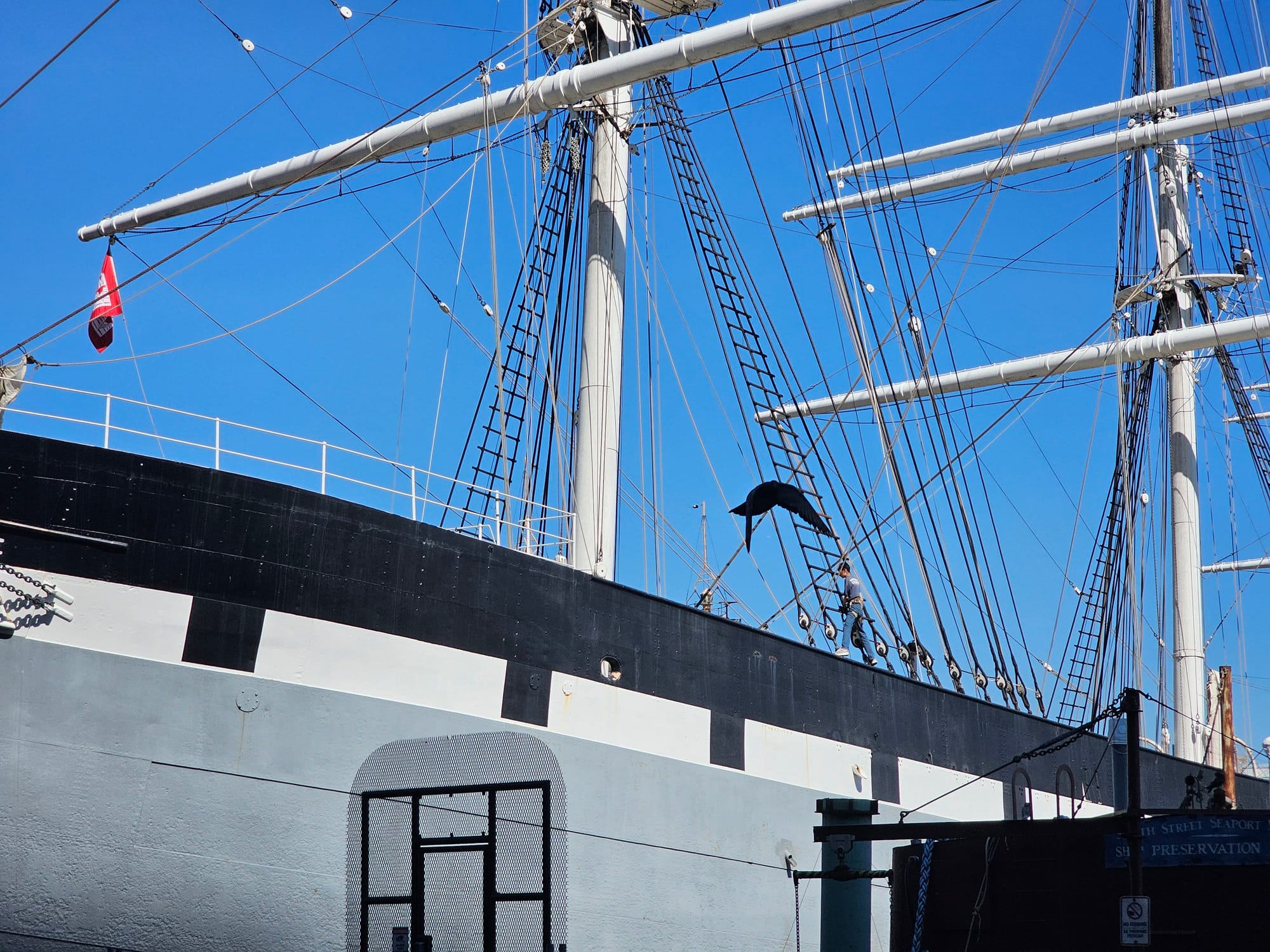 South Street Seaport 船隻修復現場